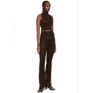 ISA BOULDER Brown Acrylic lounge pants Size XL